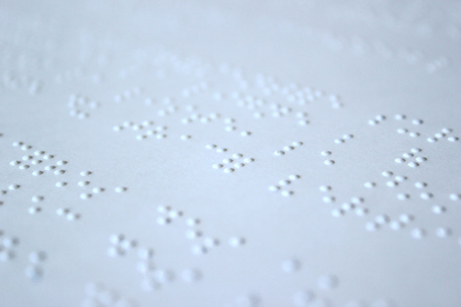 Blindenschrift (Braille)